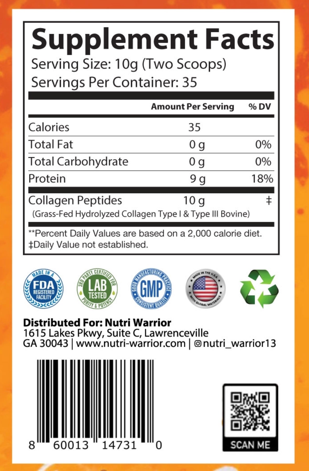 Grass Fed Collagen Peptides